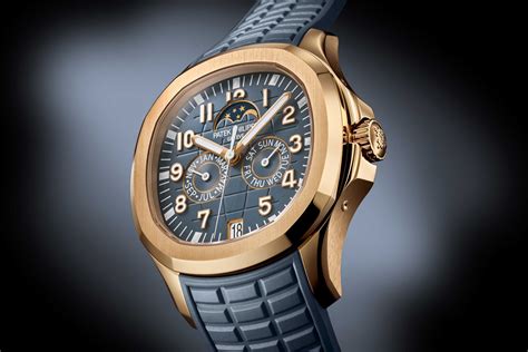 patek philippe aquanaut on wrist.